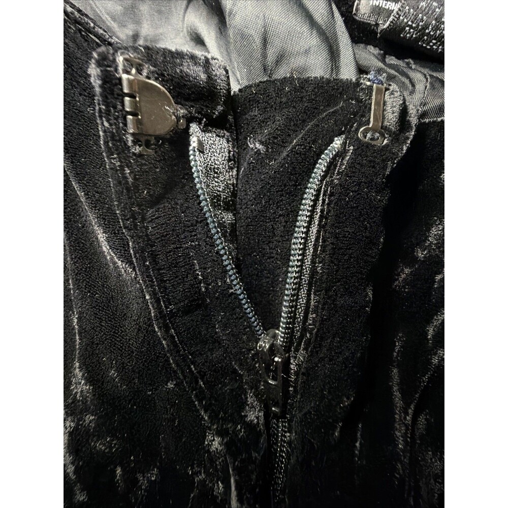 INC Women's Satin Velvet Black Pants‎ Size 4 - Picture 8 of 13